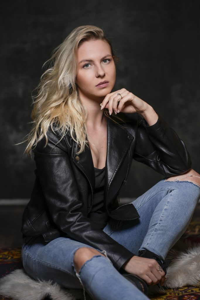 Studioportrait mit Model