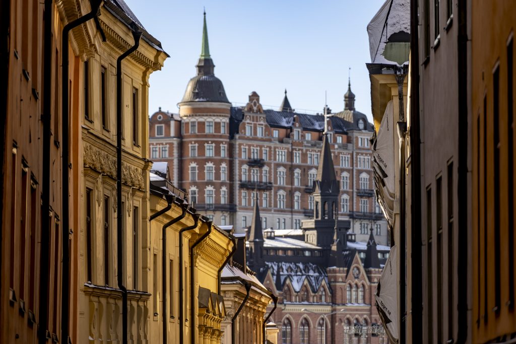Türme und Fassaden in Gamla Stan
